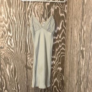 Princess Polly Light Green Mini Dress